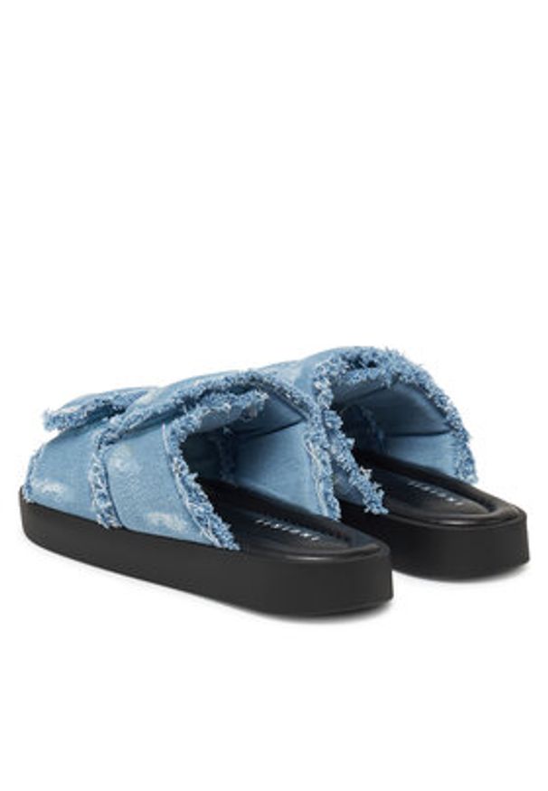 Inuikii Klapki Classic Jeans Velcro 70104-143 506 Niebieski. Kolor: niebieski. Materiał: materiał