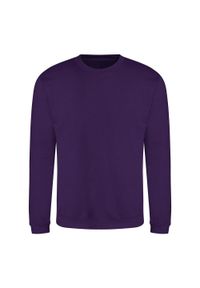 AWDIS - Zwykła Bluza Unisex Dla Dorosłych. Kolor: fioletowy