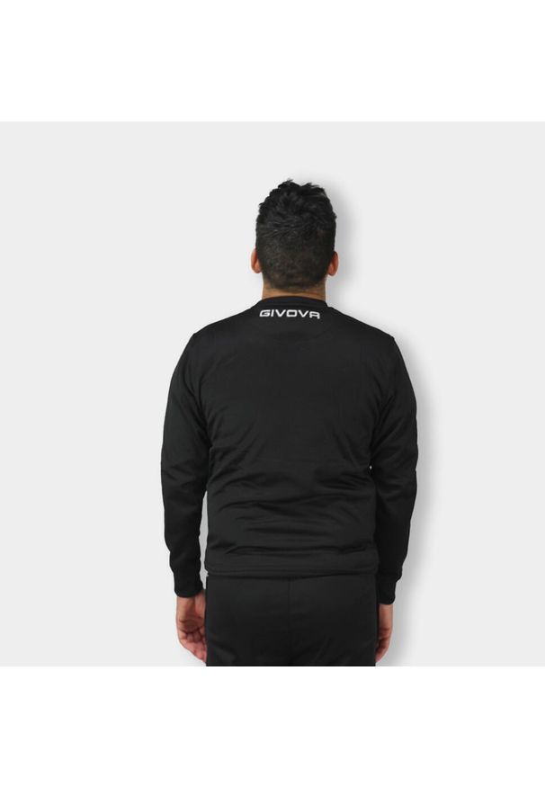 Bluza piłkarska dla dorosłych Givova Maglia One czarna. Kolor: czarny. Sport: piłka nożna