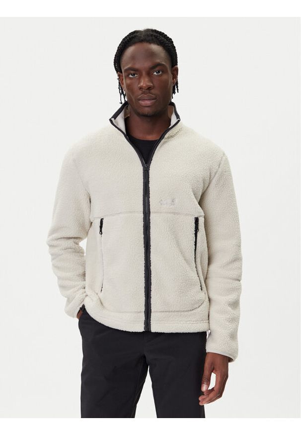 Jack Wolfskin Polar Stone Lite A64997 Beżowy Relaxed Fit. Kolor: beżowy. Materiał: syntetyk