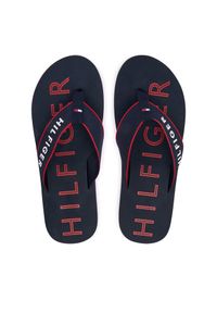 TOMMY HILFIGER - Japonki Tommy Hilfiger. Kolor: niebieski. Styl: sportowy #1