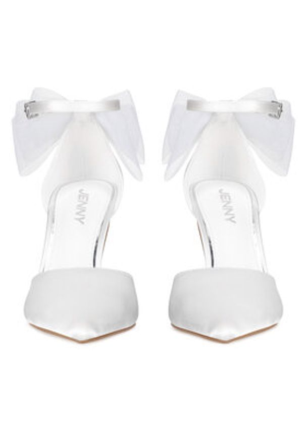 Jenny - JENNY Czółenka SS2842 Biały. Kolor: biały. Materiał: materiał