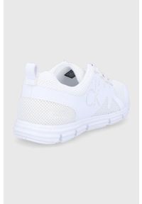 Calvin Klein Jeans Buty kolor biały. Nosek buta: okrągły. Zapięcie: sznurówki. Kolor: biały. Materiał: guma #4