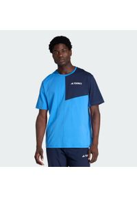 Adidas - Koszulka Terrex Multi Climacool. Kolor: niebieski. Technologia: ClimaCool (Adidas). Sport: turystyka piesza #1