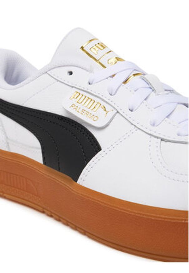 Puma Sneakersy Palermo Elevata Lth Wns 400461 02 Biały. Kolor: biały. Materiał: skóra