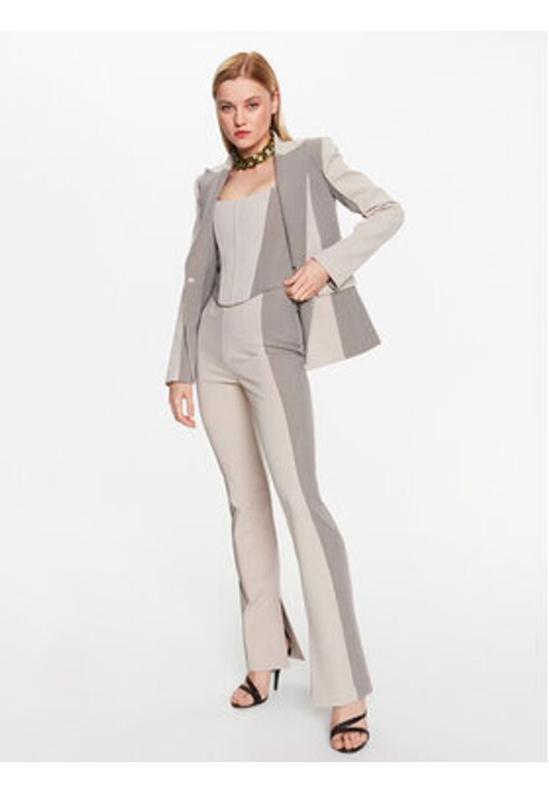 Patrizia Pepe Spodnie materiałowe 8P0484/A215-F1PZ Beżowy Regular Fit. Kolor: beżowy. Materiał: syntetyk