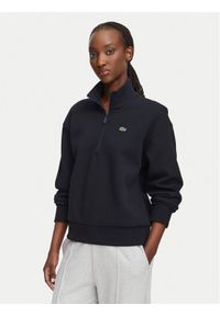 Lacoste Bluza SF5271 Granatowy Regular Fit. Kolor: niebieski. Materiał: bawełna #1