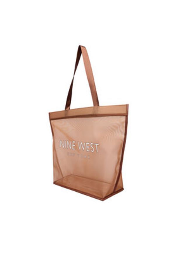 Nine West Torebka CEO-Eloura-LA374-4074 Brązowy. Kolor: brązowy