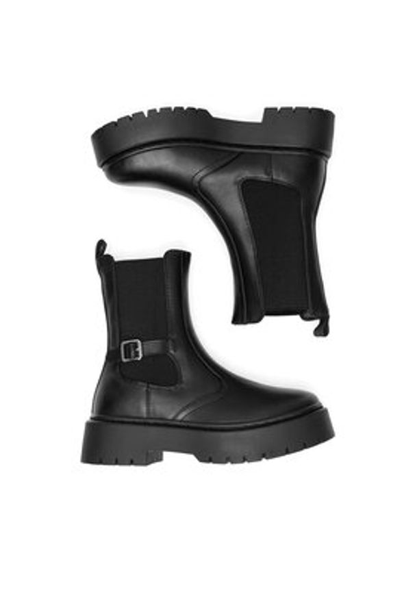 DeeZee Sztyblety HY12123-17 Czarny. Kolor: czarny. Materiał: materiał