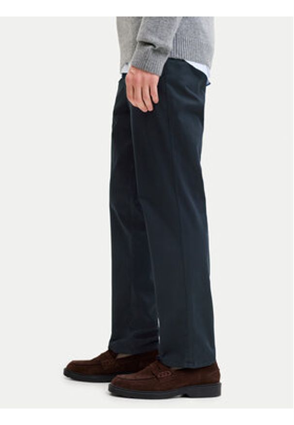 Jack & Jones Chinosy Stollie 12292970 Granatowy Regular Fit. Kolor: niebieski. Materiał: bawełna
