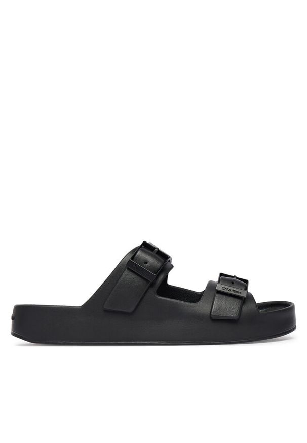 Klapki Calvin Klein. Kolor: czarny
