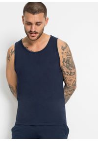 bonprix - Tank top (3 szt.). Kolor: niebieski #1