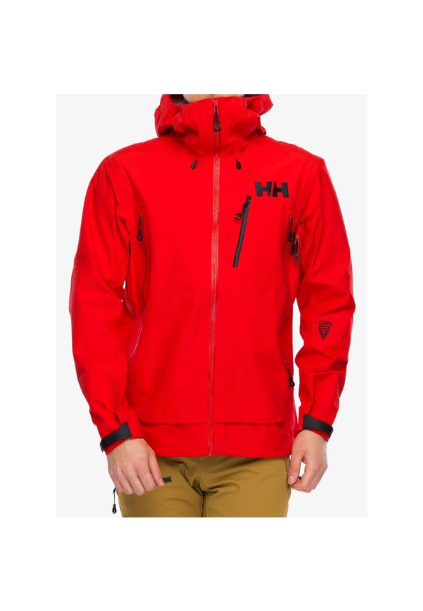 Kurtka z membraną męska Helly Hansen Odin 9 Worlds 3.0 Jacket. Kolor: czerwony