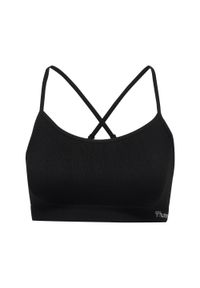 Zestaw 3 biustonoszy damskich Hummel Juno. Kolor: czarny. Sport: fitness