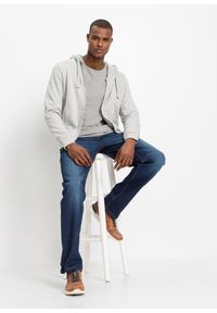 bonprix - Jeansy classic fit ze stretchem, straight. Kolor: niebieski. Styl: klasyczny #3