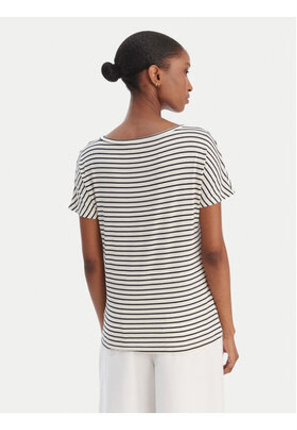 Marella T-Shirt Fervida 2615971021 Granatowy Regular Fit. Kolor: niebieski. Materiał: wiskoza