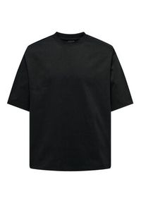Only & Sons T-Shirt Millenium 22027787 Czarny Oversize. Kolor: czarny. Materiał: bawełna