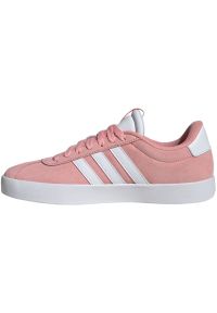 Adidas - Buty adidas Vl Court 3.0 U IF4469 różowe. Okazja: na co dzień. Zapięcie: sznurówki. Kolor: różowy. Materiał: syntetyk, zamsz, materiał, guma, skóra. Szerokość cholewki: normalna #5