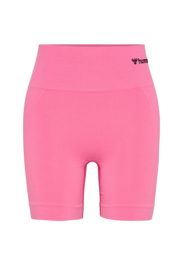 Szorty damskie Hummel Tif bezszwowe. Kolor: różowy. Materiał: materiał. Sport: fitness