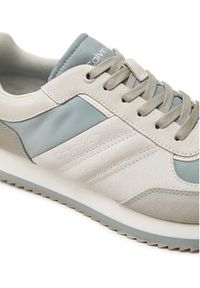 Calvin Klein Sneakersy Low Top Lace Up Mix HM0HM01495 Szary. Kolor: szary. Materiał: materiał #2