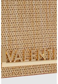 Valentino by Mario Valentino - VALENTINO Brązowa torebka Copacaban Satchel. Kolor: brązowy. Wzór: paski. Rozmiar: małe #5