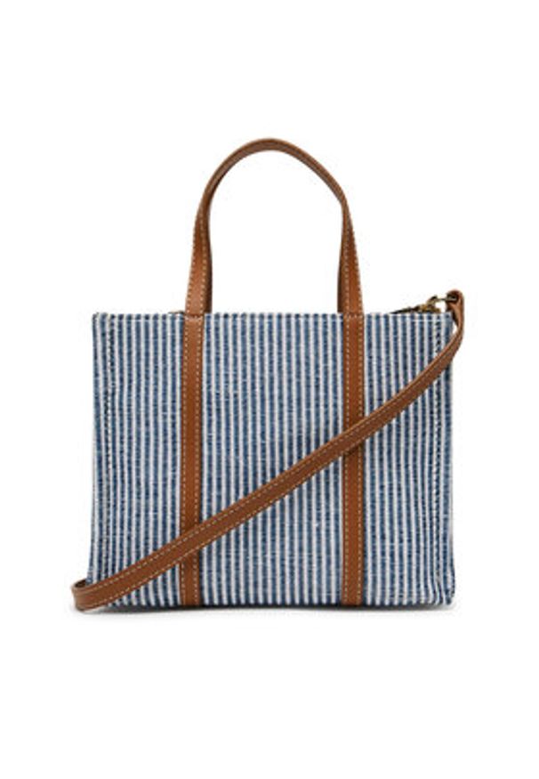 TOMMY HILFIGER - Tommy Hilfiger Torebka Th Premium Beach Le Mini Tote AW0AW17208 Niebieski. Kolor: niebieski
