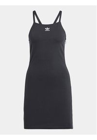 Adidas - adidas Sukienka letnia 3-Stripes IU2426 Czarny Slim Fit. Kolor: czarny. Materiał: bawełna. Sezon: lato #4