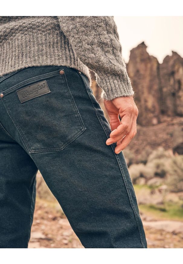 Męskie Spodnie Jeansowe Wrangler River Shadow Dive 112373026