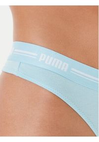 Puma Komplet 2 par stringów 907850 Zielony. Kolor: zielony. Materiał: bawełna
