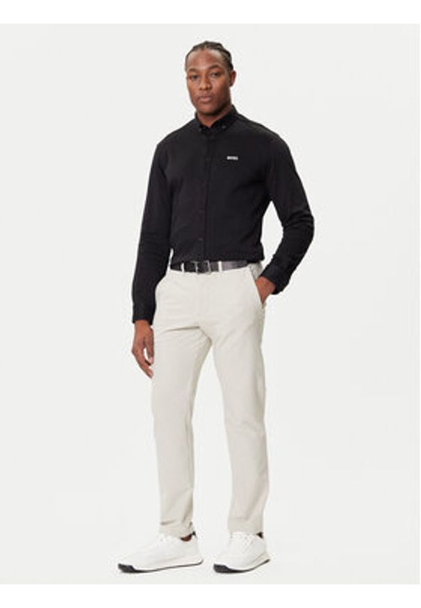 BOSS Spodnie materiałowe T_Commuter 50534303 Beżowy Slim Fit. Kolor: beżowy. Materiał: syntetyk