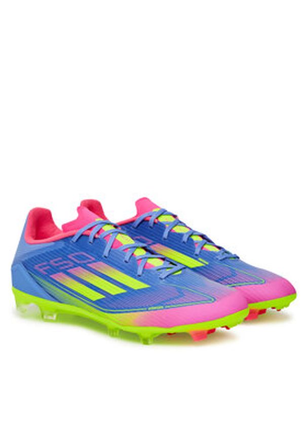 Adidas - adidas Buty do piłki nożnej F50 League Firm/Multi-Ground IE1290 Granatowy. Kolor: niebieski. Materiał: materiał