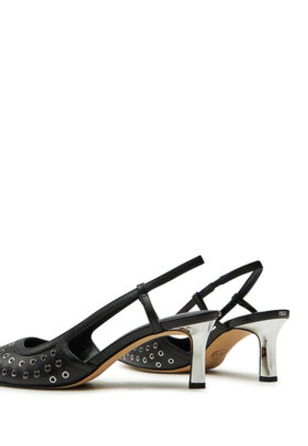 MICHAEL Michael Kors Szpilki Alora Mid Sling 40R5ALMP3L Czarny. Kolor: czarny. Materiał: skóra. Obcas: na szpilce