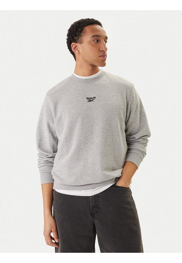 Reebok Bluza Arrigan RK25547CCM Szary Regular Fit. Kolor: szary. Materiał: syntetyk