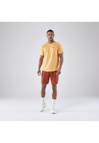 ARTENGO - Koszulka tenisowa męska krótki rękaw Artengo Dry Gaël Monfils. Kolor: pomarańczowy. Materiał: materiał, poliester, elastan. Długość rękawa: krótki rękaw. Długość: krótkie. Sport: tenis