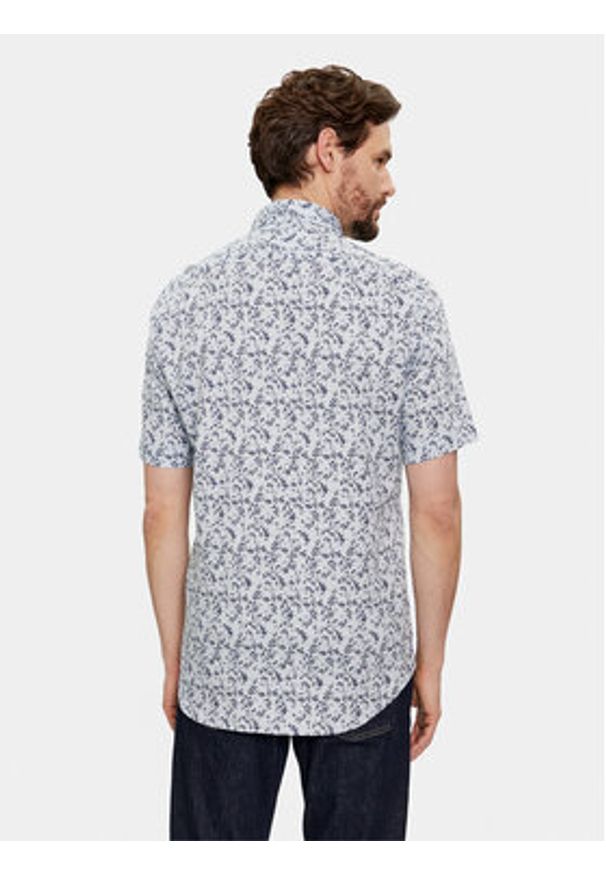 TOMMY HILFIGER - Tommy Hilfiger Koszula MW0MW35324 Niebieski Regular Fit. Kolor: niebieski. Materiał: bawełna