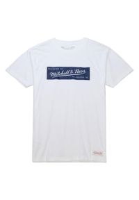 Koszulka Mitchell & Ness label. Kolor: biały #1