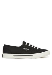 Pepe Jeans Tenisówki Brady Basic W PLS31287 Czarny. Kolor: czarny. Materiał: materiał