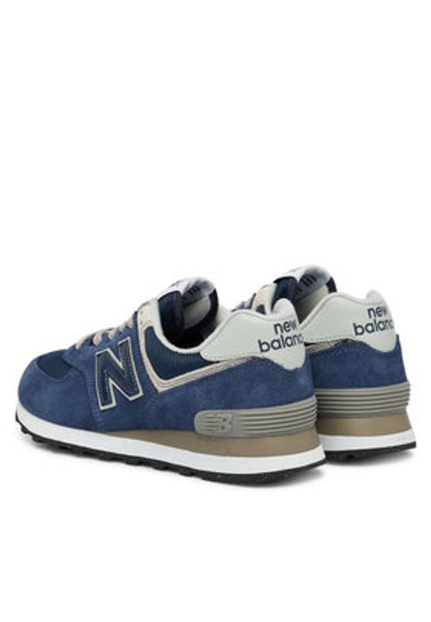 New Balance Sneakersy ML574EVN Granatowy. Kolor: niebieski. Materiał: skóra, zamsz. Model: New Balance 574