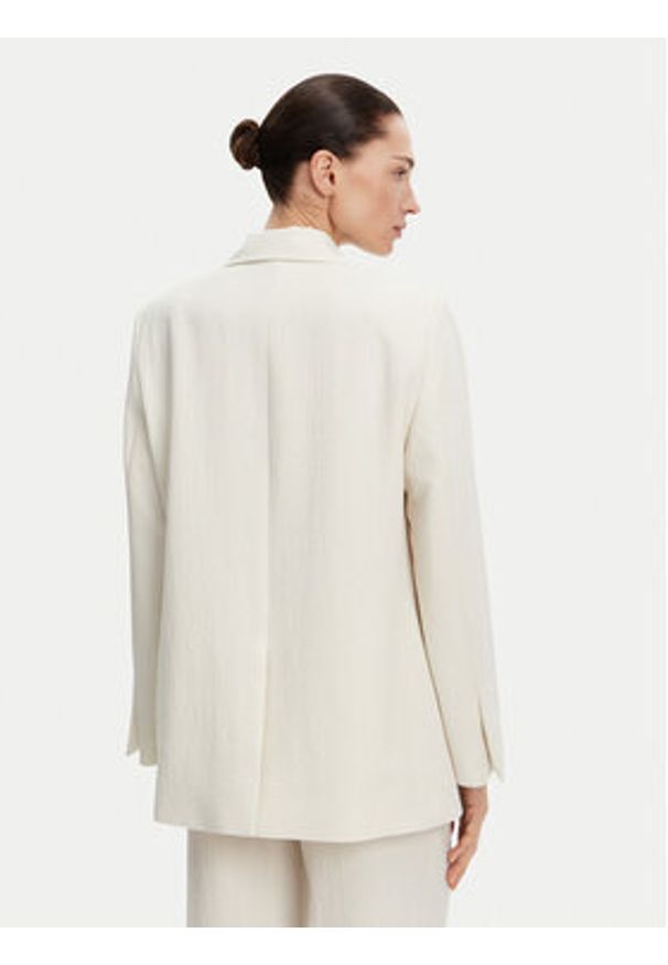 Calvin Klein Marynarka K20K208240 Beżowy Regular Fit. Kolor: beżowy. Materiał: syntetyk