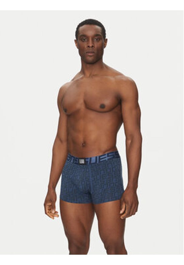 Guess Komplet bokserek U4RG01 K6YW0 Granatowy. Kolor: niebieski. Materiał: bawełna