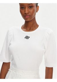 Munthe T-Shirt Parsa 252110025264 Biały Regular Fit. Kolor: biały. Materiał: bawełna #5