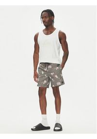 RVCA Szorty kąpielowe AVYBS00265 Szary Regular Fit. Kolor: szary. Materiał: bawełna