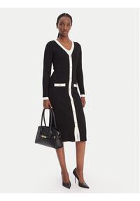 Guess Sukienka dzianinowa W6RK38 Z3HP2 Czarny Regular Fit. Kolor: czarny. Materiał: syntetyk #2