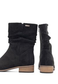 Clara Barson Botki WS14087-02 Czarny. Kolor: czarny. Materiał: materiał