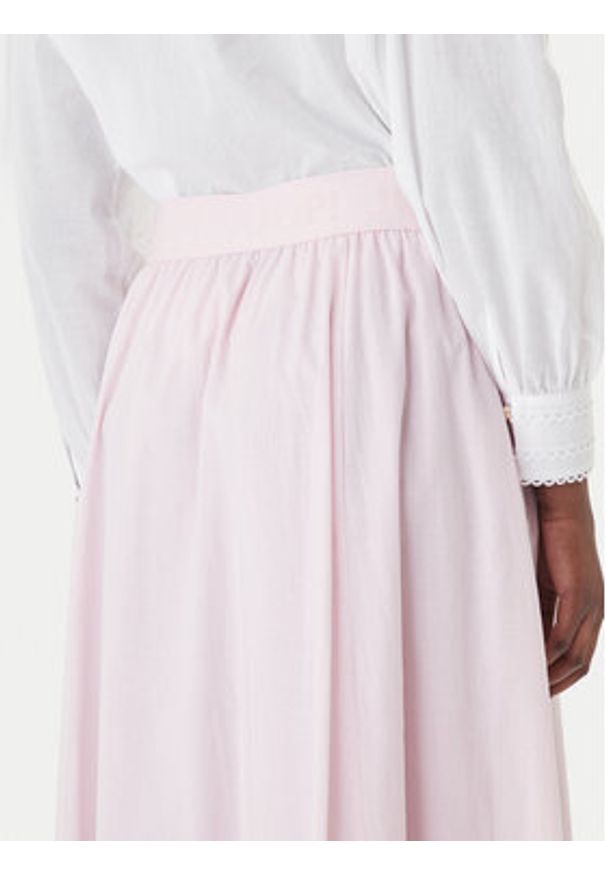 JOOP! Spódnica midi Sedef 30102096 Różowy Regular Fit. Kolor: różowy. Materiał: bawełna