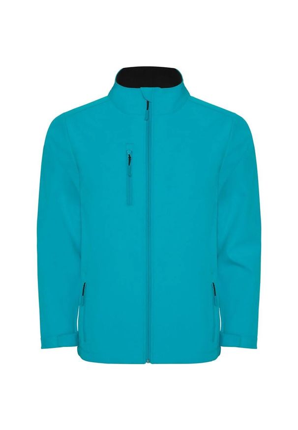 ROLY - Męska Kurtka Soft Shell Nebraska. Kolor: niebieski