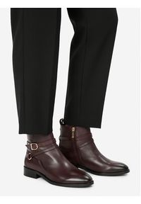 Beverly Hills Polo Club Botki CEO-WI34-LOUIS-01 Bordowy. Kolor: czerwony. Materiał: skóra #4