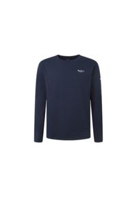 Koszulka z długim rękawem Pepe Jeans Original Basic 2. Kolor: niebieski. Materiał: bawełna. Długość rękawa: długi rękaw. Długość: długie #1
