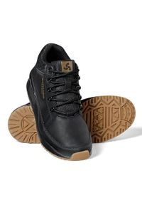 Skórzane buty męskie sneakersy czarne Cruiser Bustagrip. Kolor: czarny. Materiał: skóra #11