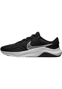 Buty treningowe męskie Nike Legend Essential 3. Zapięcie: sznurówki. Kolor: czarny. Materiał: materiał, tkanina, syntetyk. Szerokość cholewki: normalna #1